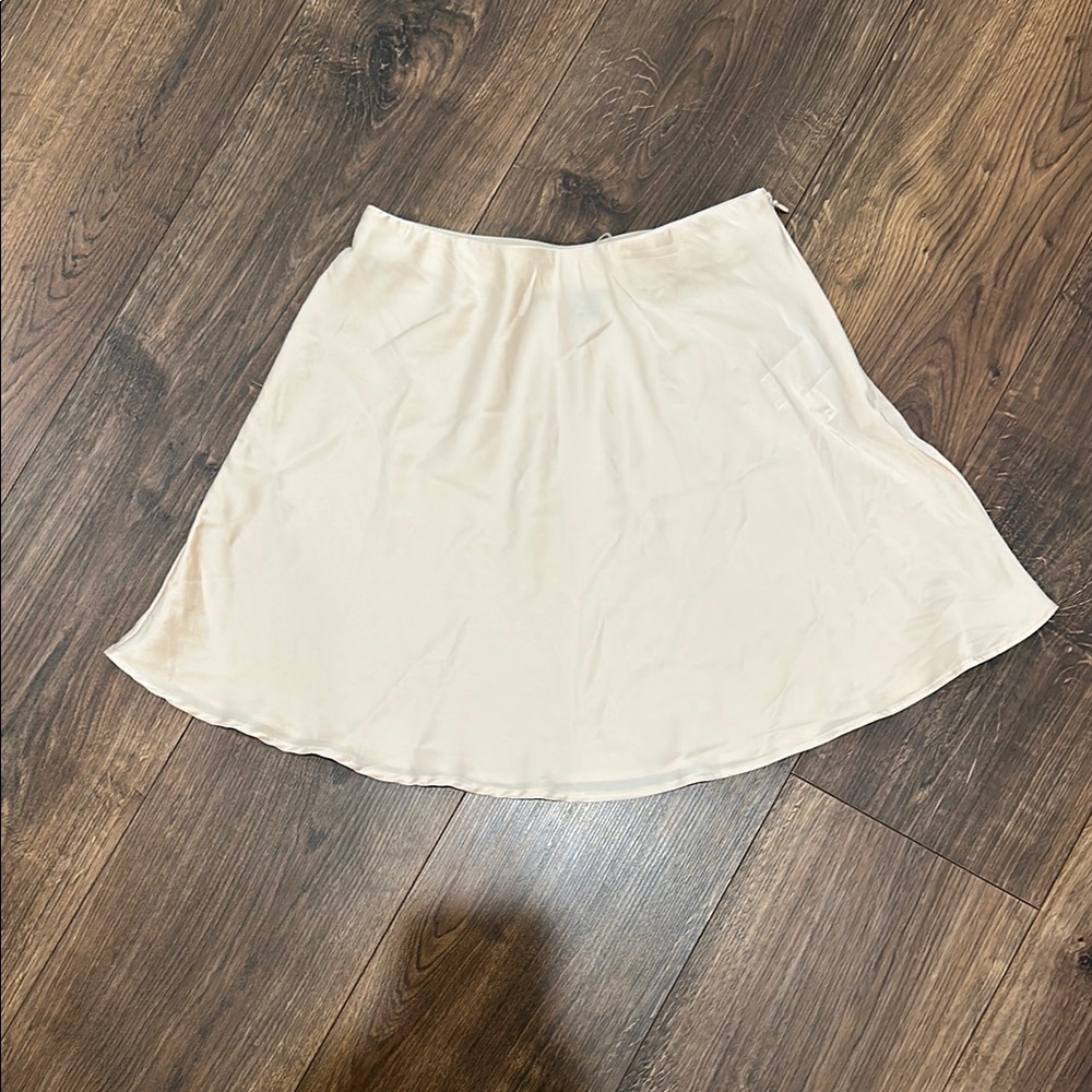 Forever 21 Cream A-Line Skirt